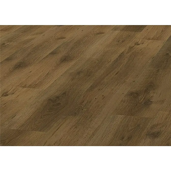 LOGOCLIC Laminado Roble Sutter - 1.380 x 193 x 6 mm, AC3 - Primer plano