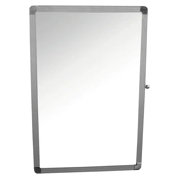 CM Baños Espejo de pared reclinable - An x Al: 50 x 70 cm, Gris