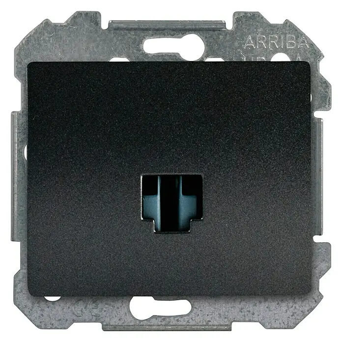 Siemens Delta Iris Toma de teléfono RJ11 - Negro