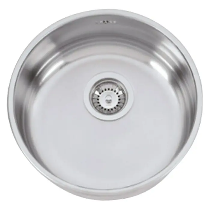 Rodi Fregadero encastrable Pio Mithus - 41,7 x 41,7 cm, Acero inoxidable, Cromo