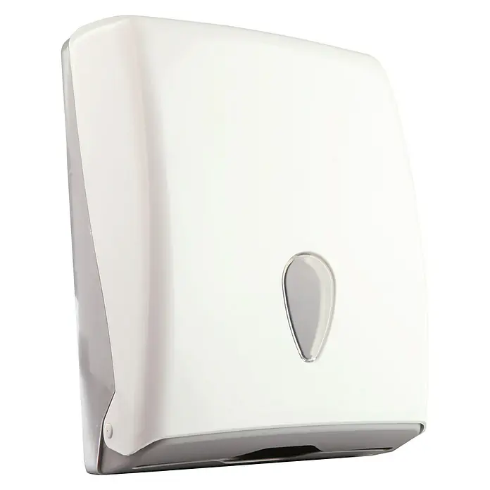 CM Baños Dispensador de toallas de papel - Blanco/gris, Plástico