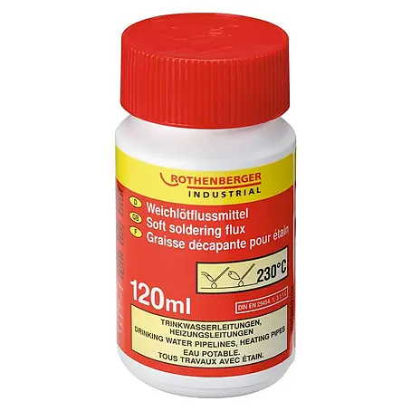 Rothenberger Industrial  Fundente de soldadura blanda 120 ml