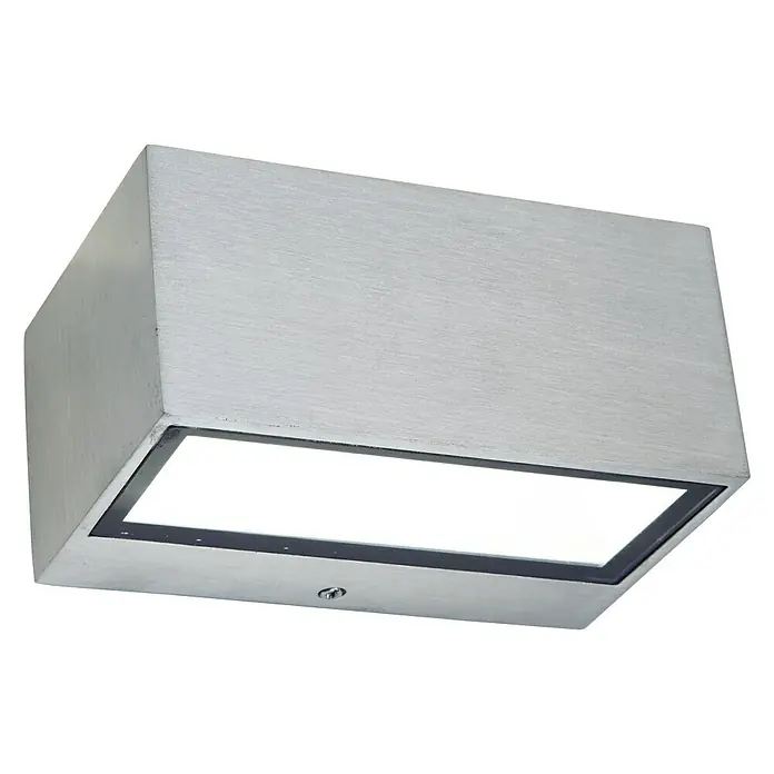Lutec Vanjska zidna LED svjetiljka Gemini - 10,5 W, 9 x 14,3 x 6,5 cm, Sive boje, IP54