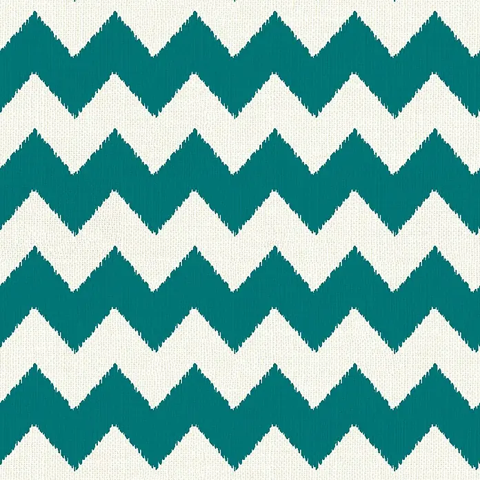 Cortina con ollaos Cantabria - 140 x 260 cm, 100% poliéster, Blanco roto/Verde