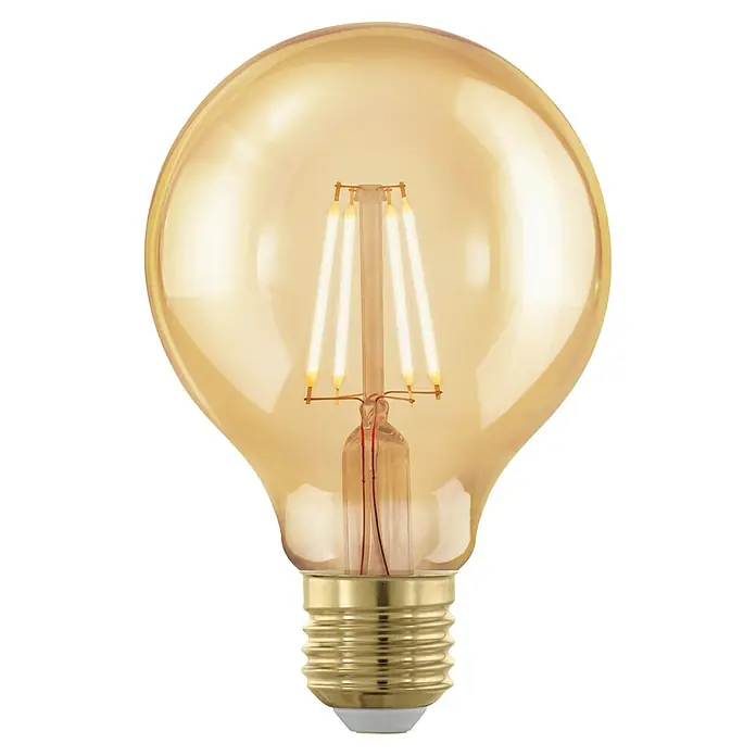 Eglo Bombilla LED Golden Age - E27, 4 W, 320 lm, Redonda - Vista frontal