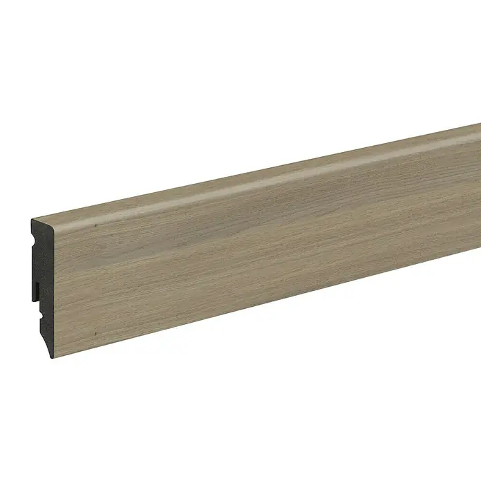 Profiles and more Sockelleiste KU51L Korfu - 2,4 m x 15 mm x 50 mm, Gerade - Linke Seitenansicht