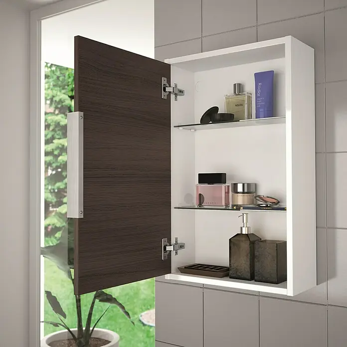 Allibert Badmöbel-Set Edge - 260 cm, 6 -tlg., Eiche Schwarz - Stimmungsaufnahme