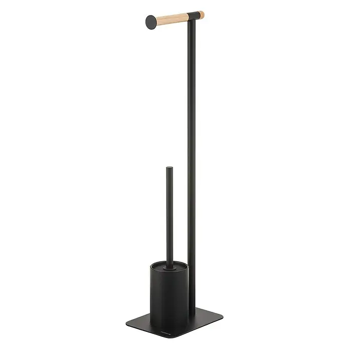 Sealskin Brix Toiletbutler - Hoogte: 715 mm, Zwart - Diagonaal zicht