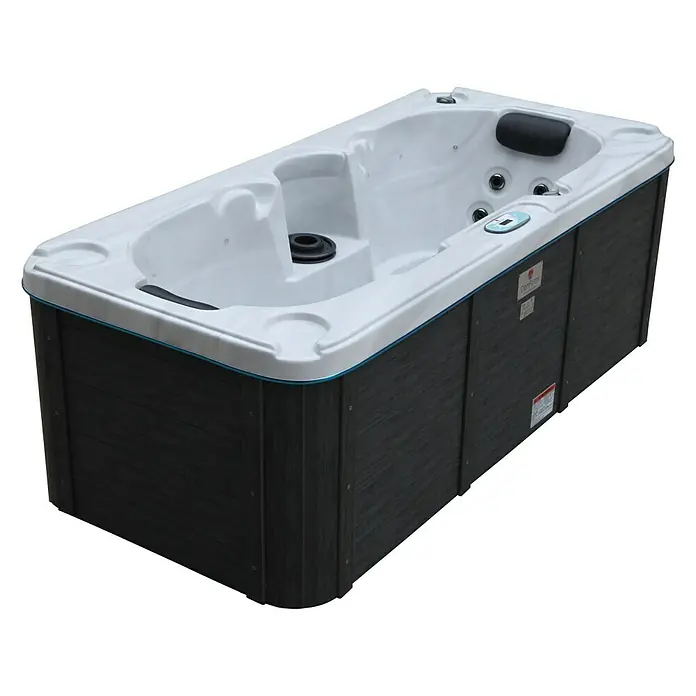 Denform Hidromasaje para exterior Idaho - 213 x 100 x 74 cm, 450 l, Apto para: 2 personas - Vista angular