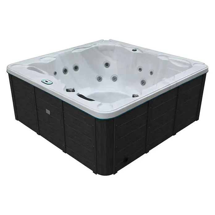 Denform Hidromasaje para exterior California - 200 x 200 x 82 cm, 920 l, Apto para: 6 personas - Vista angular