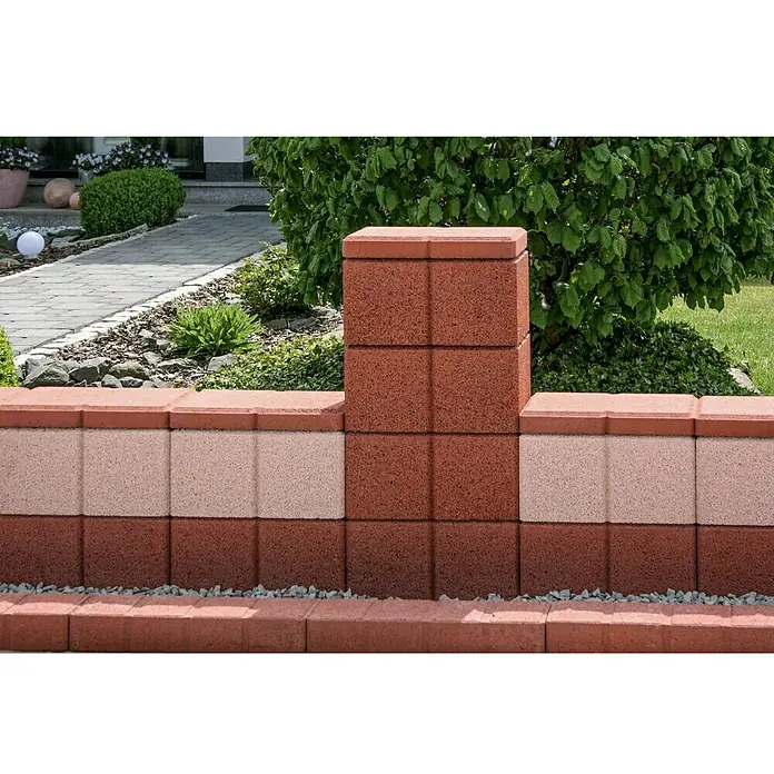 Betonski blok Ambienta - 40 x 20 x 20 cm, Mediteran, Beton - Živopisni prikaz