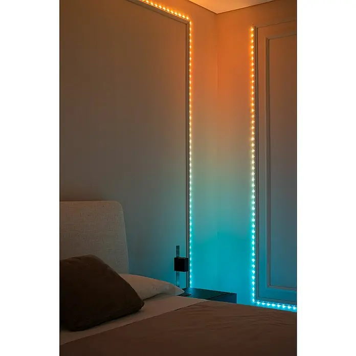 Twinkly LED traka Dots - Crne boje, Područje uporabe: U zatvorenom, 10 m, 200 žaruljica, Boja svjetla: RGB - Živopisni prikaz