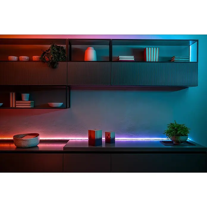 Twinkly LED traka Dots - Crne boje, Područje uporabe: U zatvorenom, 10 m, 200 žaruljica, Boja svjetla: RGB - Živopisni prikaz