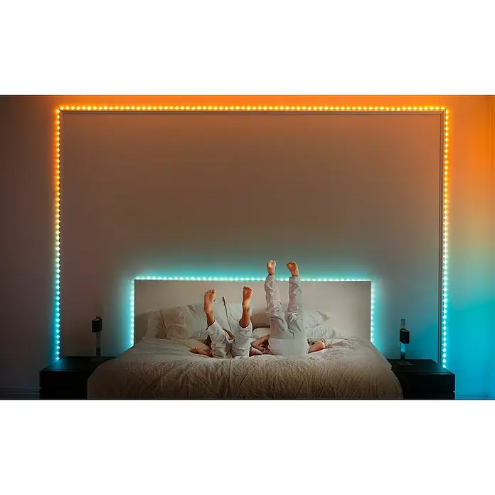 Twinkly LED traka Dots - Crne boje, Područje uporabe: U zatvorenom, 10 m, 200 žaruljica, Boja svjetla: RGB - Živopisni prikaz
