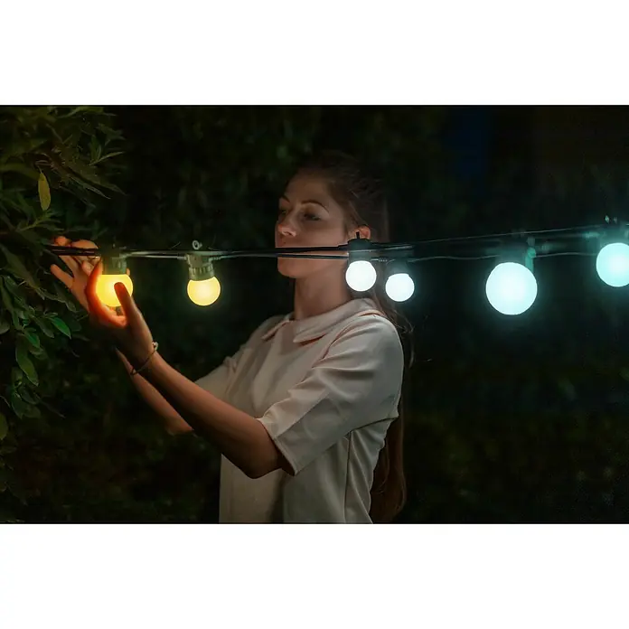 Twinkly LED svjetlosni lanac Festoon - Područje uporabe: Na otvorenom, 20 m, Boja svjetla: RGB - Živopisni prikaz