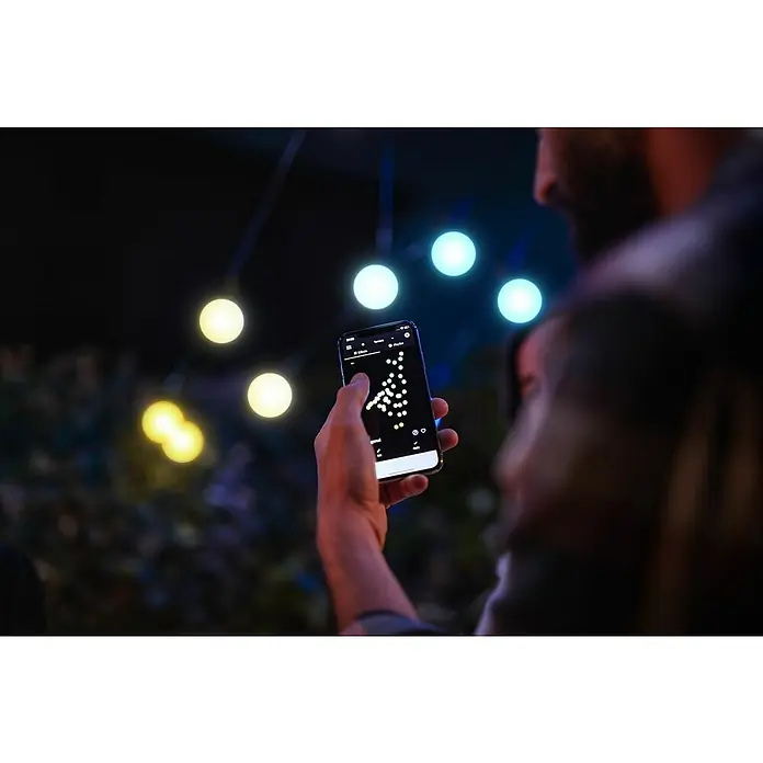 Twinkly LED svjetlosni lanac Festoon - Područje uporabe: Na otvorenom, 20 m, Boja svjetla: RGB - Živopisni prikaz