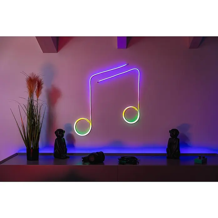 Twinkly LED svjetlosno crijevo Flex - Područje uporabe: U zatvorenom, 3 m, Boja svjetla: RGB - Živopisni prikaz