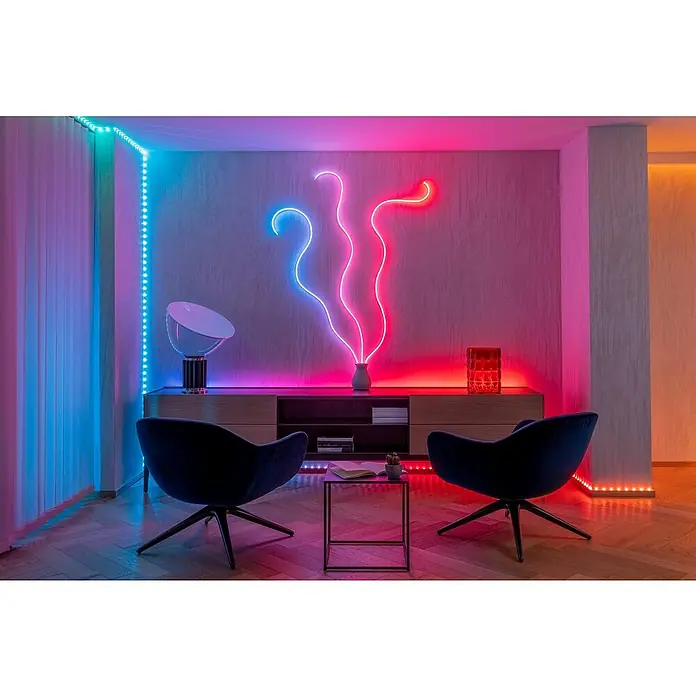 Twinkly LED svjetlosno crijevo Flex - Područje uporabe: U zatvorenom, 2 m, 200 žaruljica, Boja svjetla: RGB - Živopisni prikaz