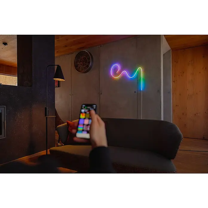 Twinkly LED svjetlosno crijevo Flex - Područje uporabe: U zatvorenom, 2 m, 200 žaruljica, Boja svjetla: RGB - Živopisni prikaz