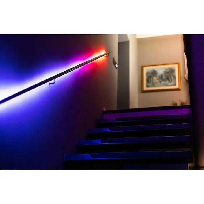 Twinkly LED traka Line - Crne boje, Područje uporabe: U zatvorenom, 1,5 m, 100 žaruljica, Boja svjetla: RGB - Živopisni prikaz