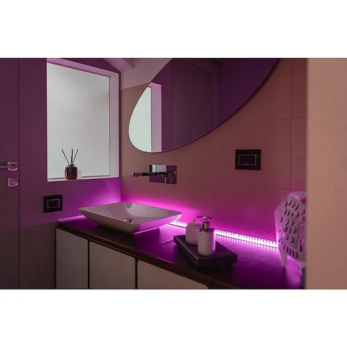 Twinkly LED traka Line - Crne boje, Područje uporabe: U zatvorenom, 1,5 m, 100 žaruljica, Boja svjetla: RGB - Živopisni prikaz