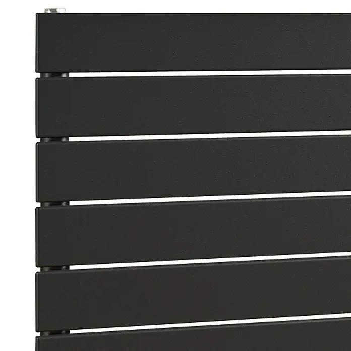 Ximax Raumheizkörper P1 Horizontal - 59,5 x 120 cm, 696 W, Anthrazit - Detailaufnahme