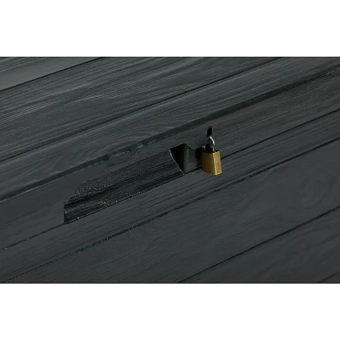 Toomax Kussenbox - 117 x 45 x 56 cm, Kunststof, Zwart - Close-up
