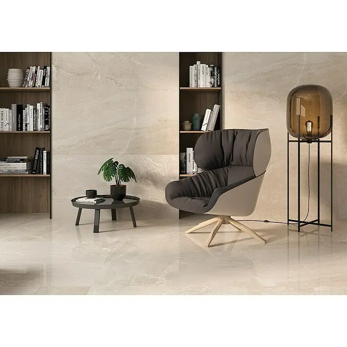 BHS Showroom Pavimento porcelánico Tempo - 60 x 120 cm, Nature, Rectificado, Mate - Foto ambiente