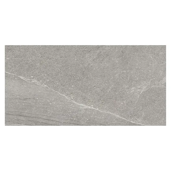 BHS Showroom Pavimento porcelánico Tempo - 30 x 60 cm, Ceniza, Efecto piedra - Vista superior