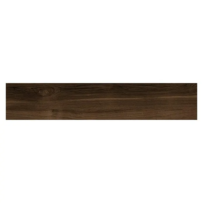 BHS Showroom Pavimento porcelánico Selva - 22,5 x 119,5 cm, Wengué, Rectificado, Estilo madera - Vista superior