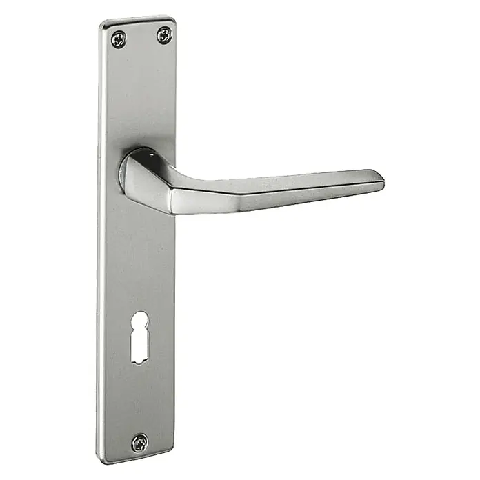 Portaferm Zimmertürgarnitur - Fingerform, Aluminium - Vorderansicht
