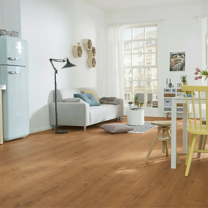 Living by Haro Laminat Salone Eiche Calgary - 1.282 x 243 x 8 mm, Landhausdiele - Stimmungsaufnahme