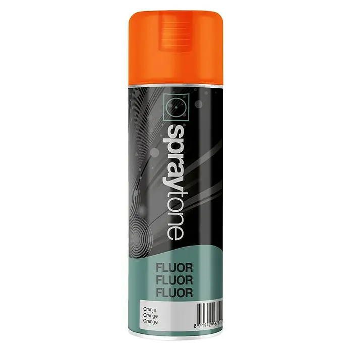Spraytone Spuitlak Fluor - 400 ml, Oranje - Vooraanzicht
