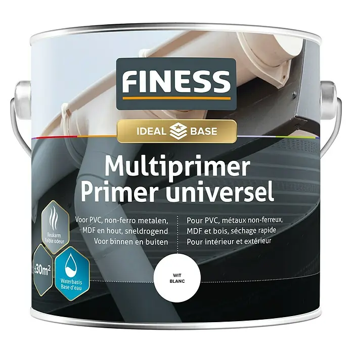 Finess Multiprimer - Wit, 2,5 l - Vooraanzicht