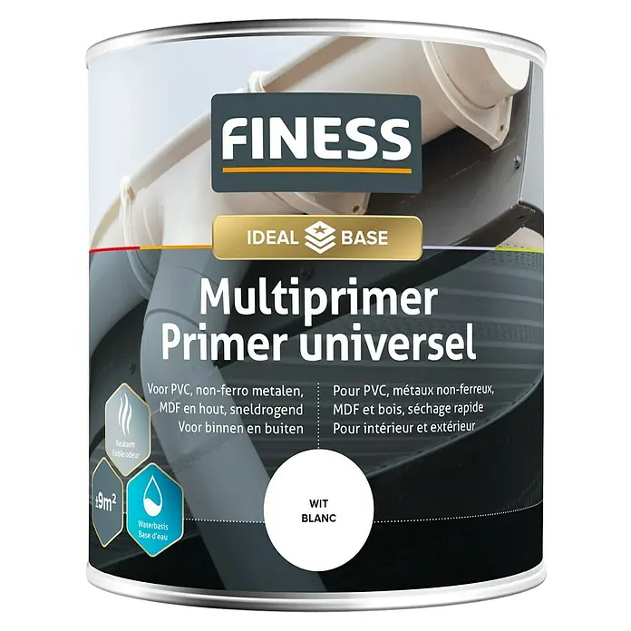 Finess Multiprimer - Wit, 750 ml - Vooraanzicht