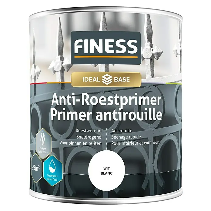 Finess Roestwerende primer - Wit, 750 ml - Vooraanzicht