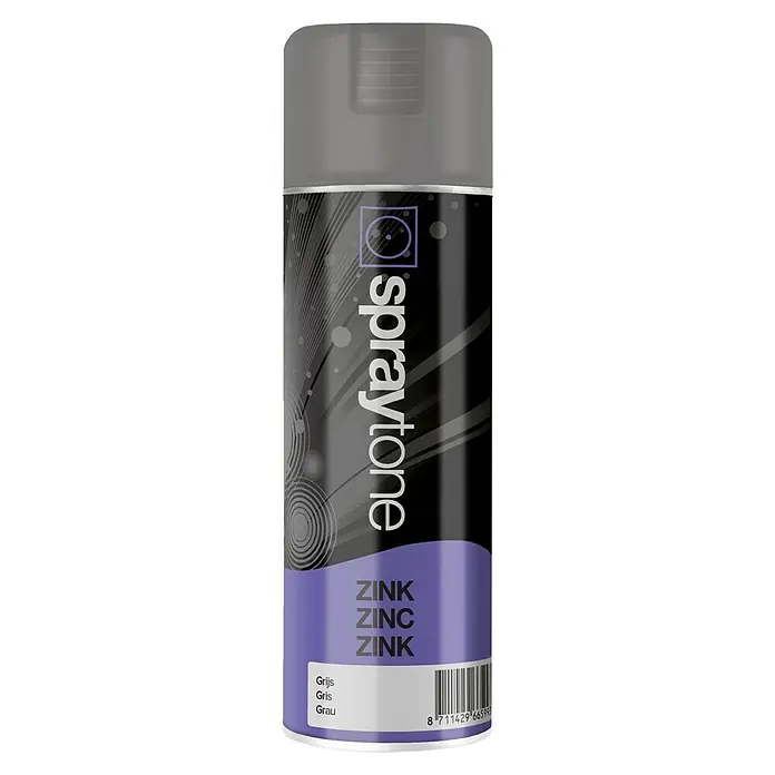 Spraytone Zinkspray - Grijs, 400 ml - Vooraanzicht