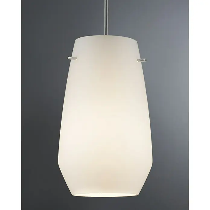 Paulmann URail 2Easy Lampenschirm Vento - Durchmesser: 17 cm, Opal, Glas, Rund - Vorderansicht