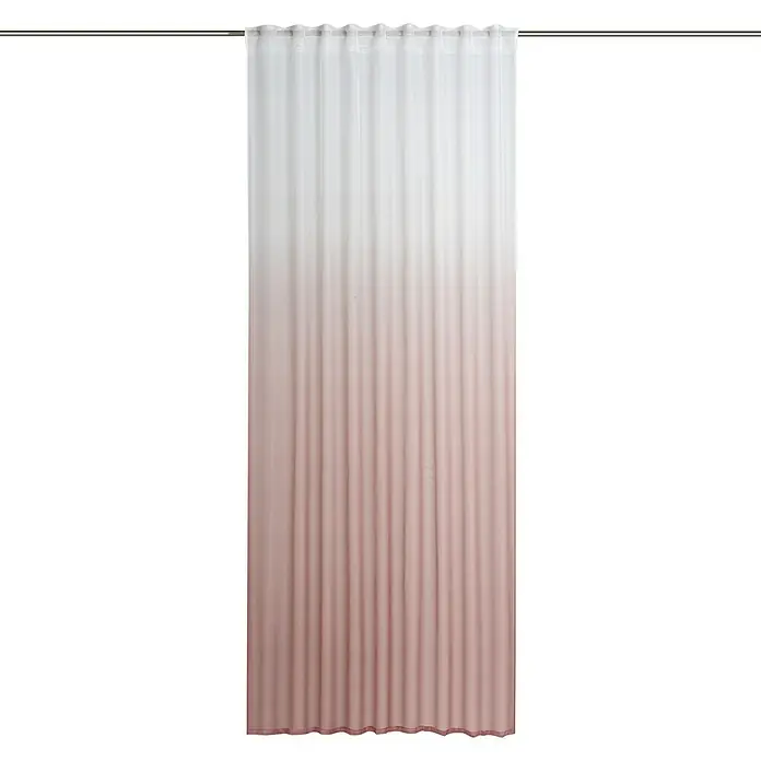 Expo Ambiente II Schlaufenbandschal Mila - 140 x 255 cm, 100 % Polyester, Weiß/Orange - Vorderansicht