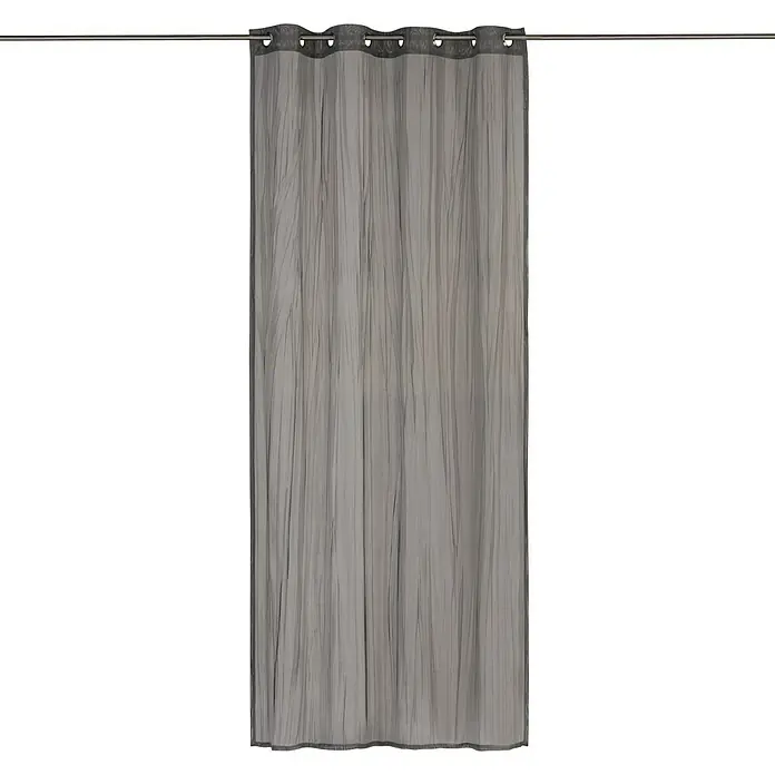 Elbersdrucke Ösenschal Nomadi - 135 x 255 cm, 100 % Polyester, Anthrazit - Vorderansicht