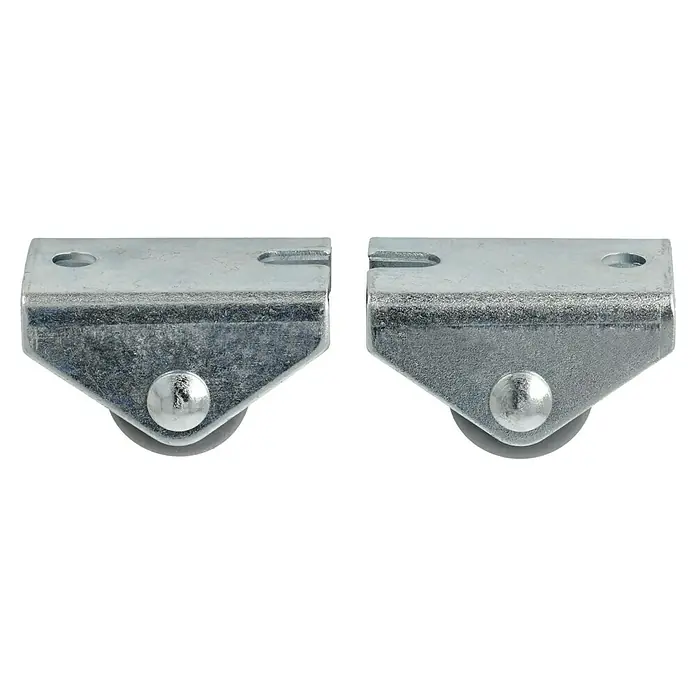 Stabilit Rueda fija para muebles - Diámetro ruedas: 15 mm, Capacidad de carga: 20 kg, Casquillo liso, Altura: 18 mm - Vista angular