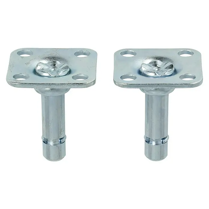 Stabilit Anschraubplatte - 29 x 29 x 36 mm, Loch-/ Stiftdurchmesser: 8 mm - Diagonale Ansicht