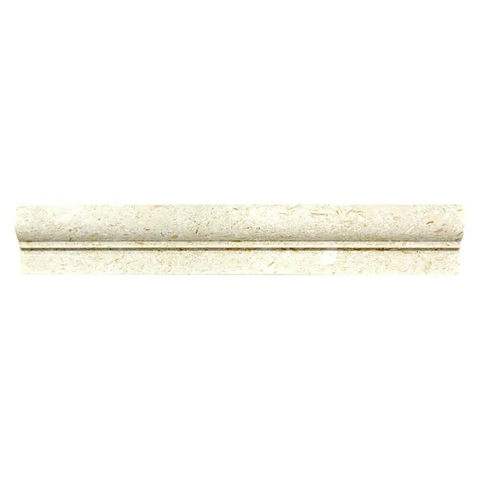 Fliesenbordüre Colonial PO 49348 - 30,5 x 4,8 cm, Creme, Matt - Ansicht von oben