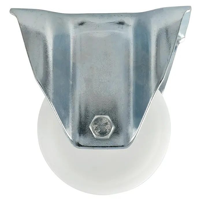 Stabilit Transportgeräte-Bockrolle - Durchmesser Rollen: 80 mm, Traglast: 100 kg, Gleitlager, Höhe: 107 mm, Material Rad: Polyamid - Rechte Seitenansicht