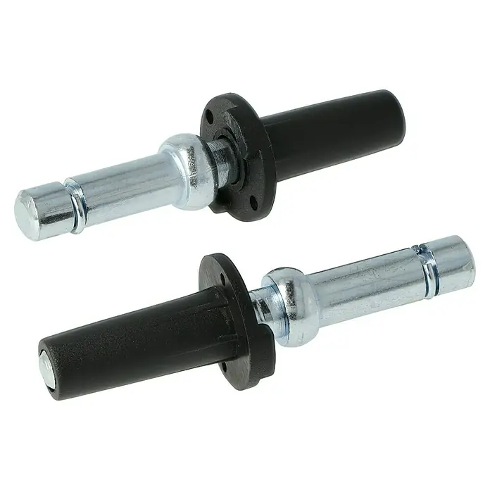 Stabilit Rögzítő szett - Alkalmas: Cső belső átmérője 10 mm, Ütőhüvely anyaga: Műanyag, Lyuk/csap átmérő: 8 mm, 2 db - Szögletes nézet