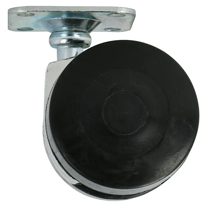 Stabilit Dupla görgő - Görgők átmérője: 45 mm, Terhelhetőség: 55 kg, siklócsapágy, Tányérral - Jobb profil nézet