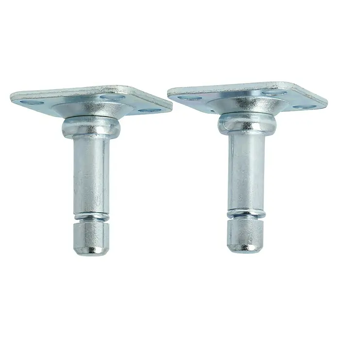 Stabilit Anschraubplatte - 29 x 29 x 36 mm, Loch-/ Stiftdurchmesser: 8 mm - Vorderansicht