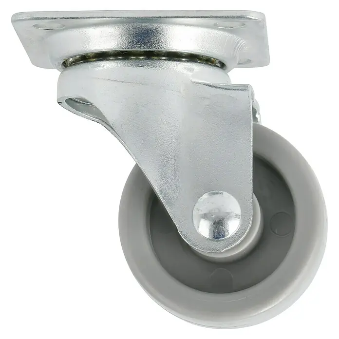 Stabilit Bútor görgő - Átmérő: 36 mm, Terhelhetőség: 35 kg, Szürke, Műanyag - Jobb profil nézet