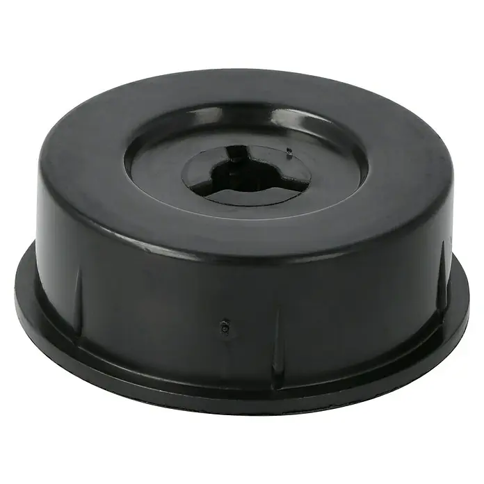 Stabilit Rueda con carcasa - Ø x Al: 56 x 28 mm, Capacidad de carga: 35 kg, Casquillo liso, Material carcasa: Plástico - Vista angular