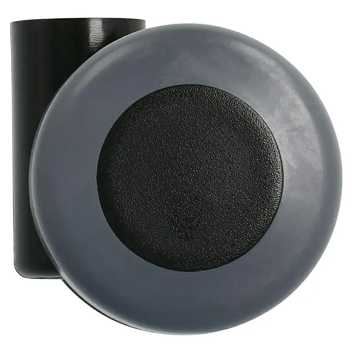 Stabilit Parkett-Containerrolle - Traglast: 70 kg, Schwarz, Thermoplastische Elastomere (TPE) - Rechte Seitenansicht